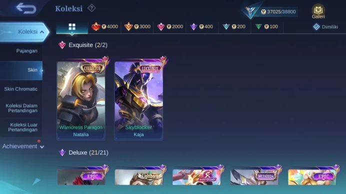 GLOBAL Hero 106 Skin 171 | Luckybox Kaja | CC Nata | Lightborn Alu | Dtamer Ling Kimmy | Expert | Check ss ML1760B