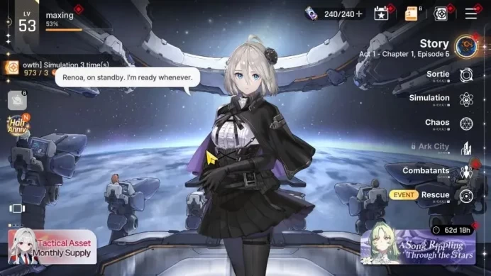 GLOBAL Lv53|6 SSR[Heidemarie+Sign,Sereniel,Nine,Haru,MeiLin,Renoa]+11 SR[Beryl,Selena,Mika,Nia,Etc]+15 SR Partner|Stove|CZN1884