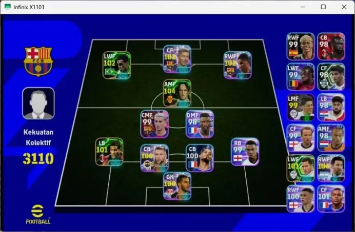 ANDROID|PW 3110|Totti+Serginho+Denilson epic,Rasfor+Cleiton+Skriniar showtime,etc|Check SS|2026|EFB1250B