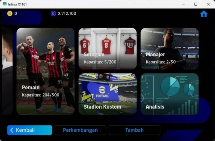 ANDROID|PW 3110|Totti+Serginho+Denilson epic,Rasfor+Cleiton+Skriniar showtime,etc|Check SS|2026|EFB1250B