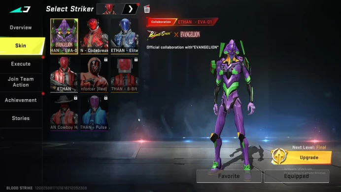 ASIA|Eternal KAG | Eternal Spear | Eternal Uzi | Collab MP5 Eva01 | Ultra URB,P90,| Mele The Spear of Longinus | BS023B