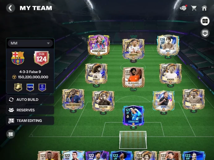 FCM41:  FC FIFA MOBILE  /All Platform Global  - Over 124/150B Value  - 3.8B Gold
