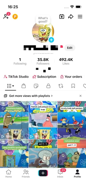 Instanly Delivery/35K Real Followers+490K Real Likes/ Tiktok Shop For Creator/ Live Stream/ Full Access