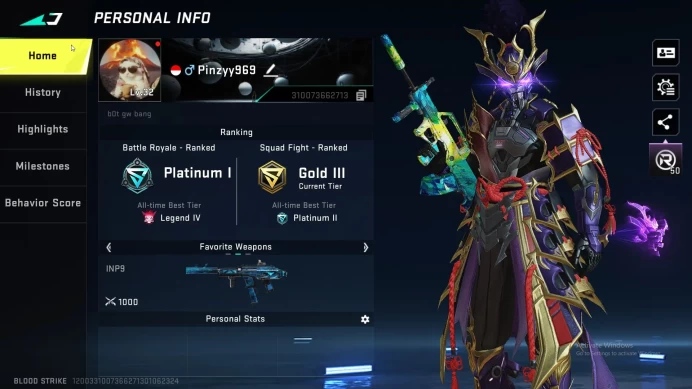 ASIA eternal zero | legend m4a1 | legend origin12 | legend kag-6 | legend inp-9 BS143B