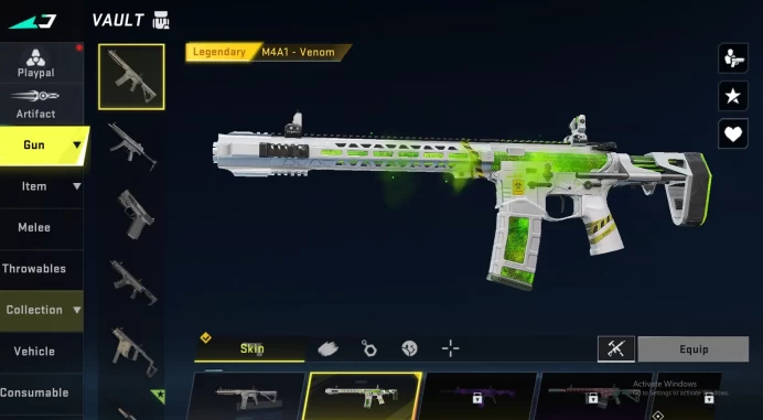 ASIA| AK47 Ultra | Desert Legend | URB Legend |INP9 Legend | M700 Legend | MCX Eva | UMP Ultra | Change Name | BS171B