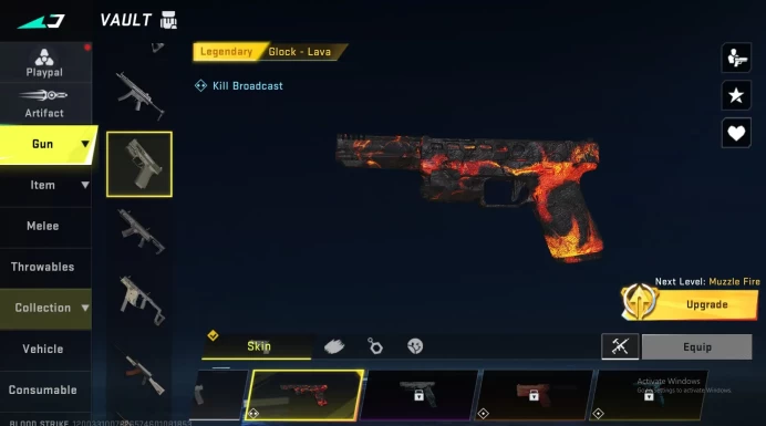 ASIA Vector Ultra | UMP Ultra | M4 Legend | Glock Legend |URB Legend | M700 Legend | KAR98 Legend |Change Name | BS173B