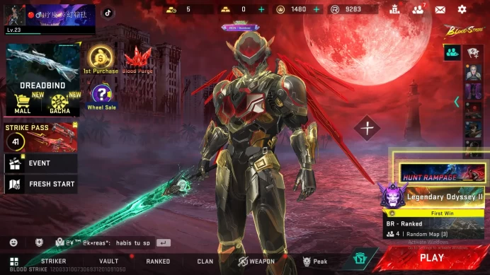 ASIA Eternal ethan lvl 2 | ultra sword voidedge | limited rpk | ultra ar97 |BS186B