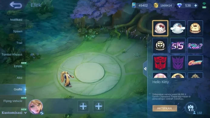 GLOBAL | Hero 132 Skin 502 | 2 Legend Franco, GS | AOT Levi | 2 Soulvessel Clint, Benned | Skin Grand 16 | 5 Collector | ML1683B