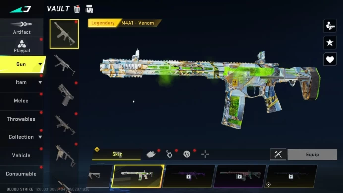 eTERNAL Zero | Ultra Ump | Legendary Katana | Legendary M700 | Legendary P90 | Legendary AUG Detail In Ss BS231B