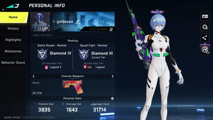 [ASIA] FULL COLLAB EVANGELION: QBZ, MP5, SCAR, MCX, SPEAR | EVA STRIKER: Emma, Ethan, Katya | ULTRA: Deagle, INP-9 |SS|BS235B