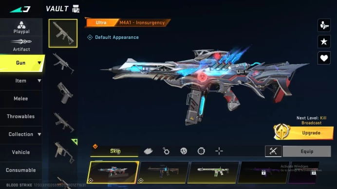 Asia|Eternal Vector L3, QBZ L2, Zero|M4/INP9 Ultra|Limit MP155/RPK|Legendary+ Collection! SS BS261B