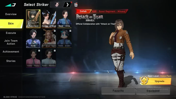 [ASIA] 5 ETERNAL: QBZ,Uzi,Aug,M700,KAG-6 | COLLAB: M700 AOT & RAN MIKASA | ULTRA MELEE: Butterfly Synthwave,Katar |SS|BS285B