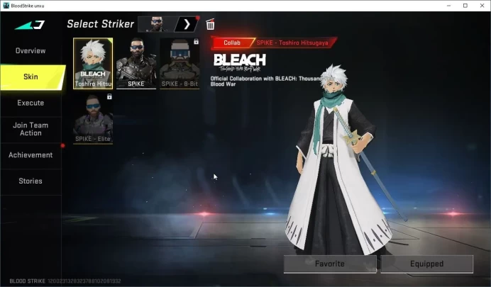 Collab Uzi Bleach | Collab Spike Bleach + Collab Ethan | Ultra Fal | Collab Katana Bleach | Asia Detail In Ss BS330B