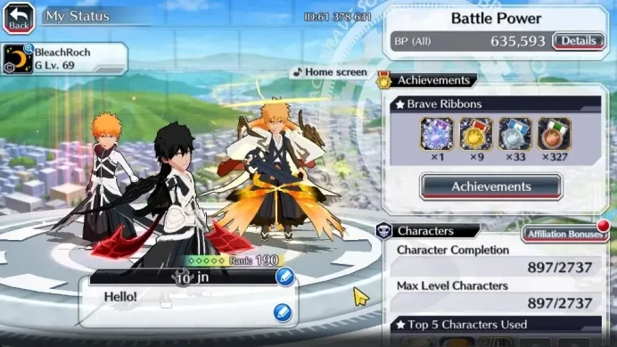 [GLOBAL]|40K Orb|2 Ichigo Renewed,TYBW25 Yachiru,10th Anniv Ichigo,Renewed [Byakuya,Aizen],Etc|5,3K AccTic|Klab ID|BBS2629