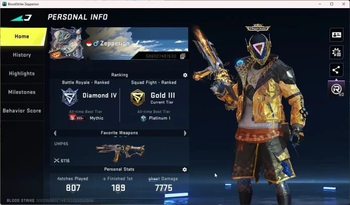 ASIA | 2 Eternal Ump45 infinte+Kag Dynamite | Melee Legendary katana Infernal War | Many Ultra&Legendary Chek SS| BS401B