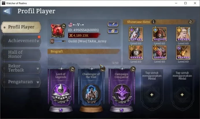 GLOBAL 60x|4.189K Power|6 Lord[Prateus,Nastya,Laya,Torodor,Etc]+41 Legend[SilasA1,Rosalia,Balzebub,Ajax,Etc]|(WOR1188)