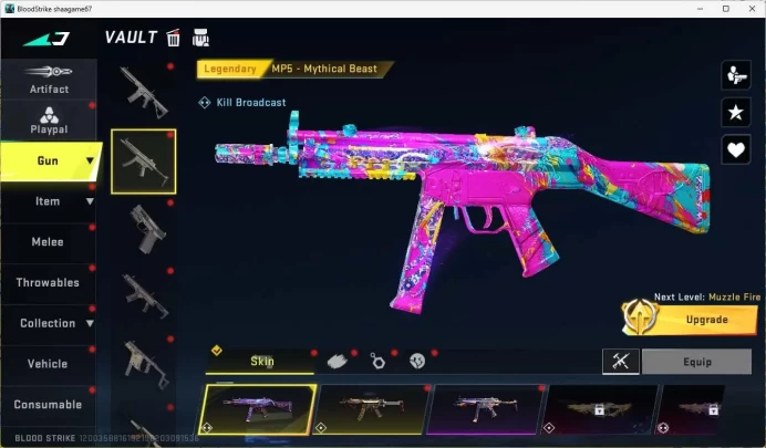 ASIA|Eternal M4/KAG/UZI/Galil/VOLT|EVO Scar|Limited RPK|Collab Evangelion EMT/Katya|Ultra Dual Blade|Check SS|BS416B