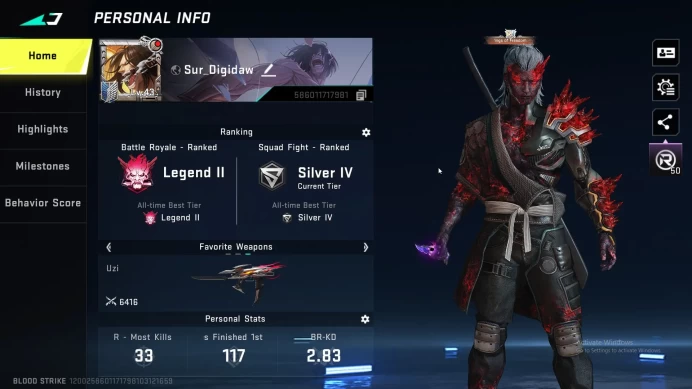 ASIA|4 Eternal AOTxBleach:M700/Uzi/Ran/Spike|Ultra Zenpakuto/Butterfly/Skin|Medkit Minecraft|Emote Duduk|BS454B