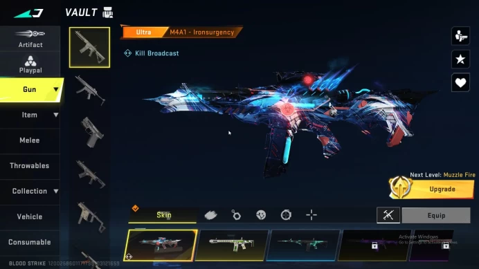 ASIA|4 Eternal AOTxBleach:M700/Uzi/Ran/Spike|Ultra Zenpakuto/Butterfly/Skin|Medkit Minecraft|Emote Duduk|BS454B