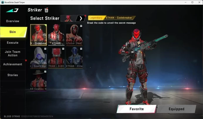 ASIA| legend ethan, limited AR, Eternal Kar, Playpall (sahur, curly) more legend skin Check SS BS4670B