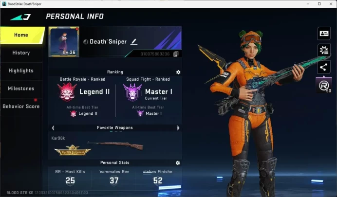 ASIA| legend ethan, limited AR, Eternal Kar, Playpall (sahur, curly) more legend skin Check SS BS4670B