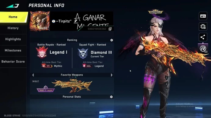 [ASIA] 1 Evo + 6 Eternal | Evo M4 | Eternal KAG KAR QBZ Uzi Nova | Chainblade | Kapak MC | Full Ultra Skin | Detail SS | BS4706B
