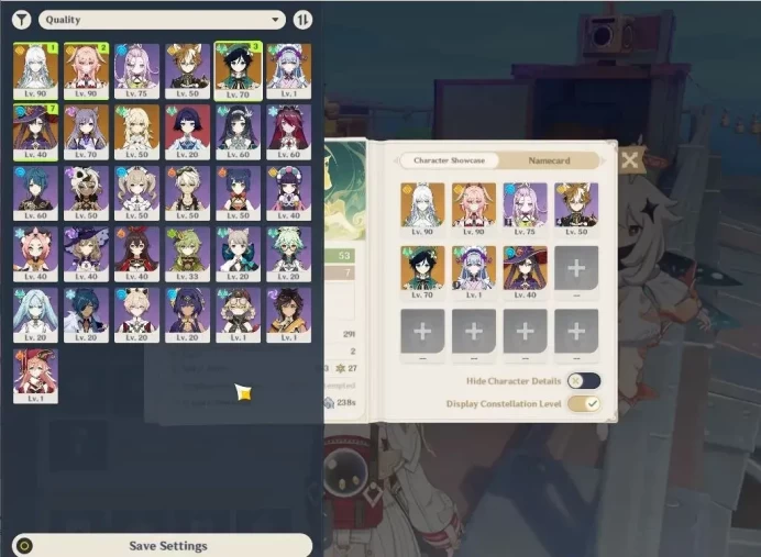 ASIA|AR 53|3 Limited+1(*5Weapon)|Lunar Team (Zibai,Linnea),Venti,Etc|Mc Female|TakeMail|Check(GI6187)