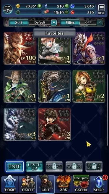 GLOBAL | Rank 7 | Top Tier Unit [AoG Yuda, GH Adel] | 1 UR + 6 SSR Ark | Code Only (LC1222)