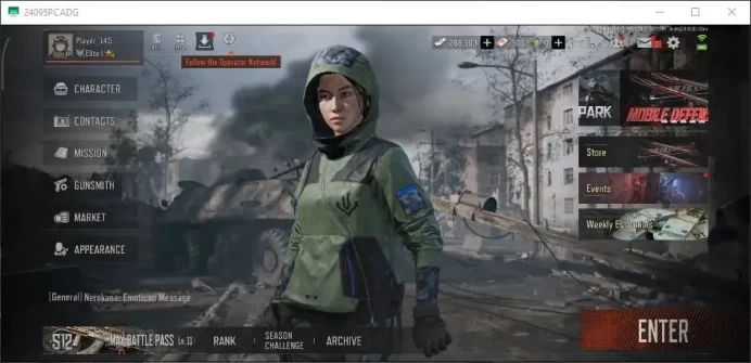 MOBILE Lv30|SV 11M|CV 10M|Peace Set| AK12 GM, M110 Speed SQB |CN On|Log Infinite(AB3085)