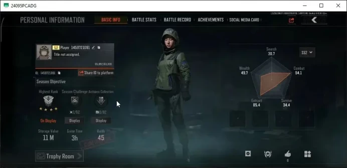 MOBILE Lv30|SV 11M|CV 10M|Peace Set| AK12 GM, M110 Speed SQB |CN On|Log Infinite(AB3085)