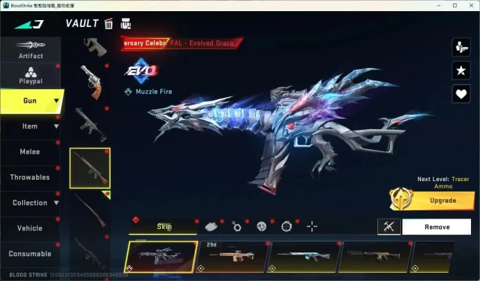 ASIA | 1 Evo Weapons | 3 Collab Skins | 2 Eternal Skins | 4 Melee| Log Netease BS603B