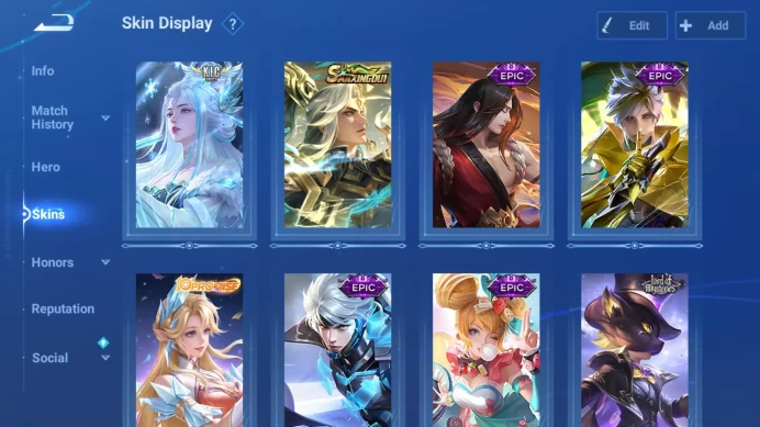 Global|Hero 62|Skin 39|Kic Luna,Sanxigdui HouYi+Button,10Promise erin Etc HOK124B