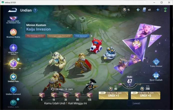 GLOBAL | HERO 53, Skin 36 2226 renjie, legend allain more detail check ss HOK150B