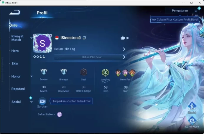 global | hero 58 skin 38 KIC luna, land shi, land gulguzi, more detail check SS HOK168B