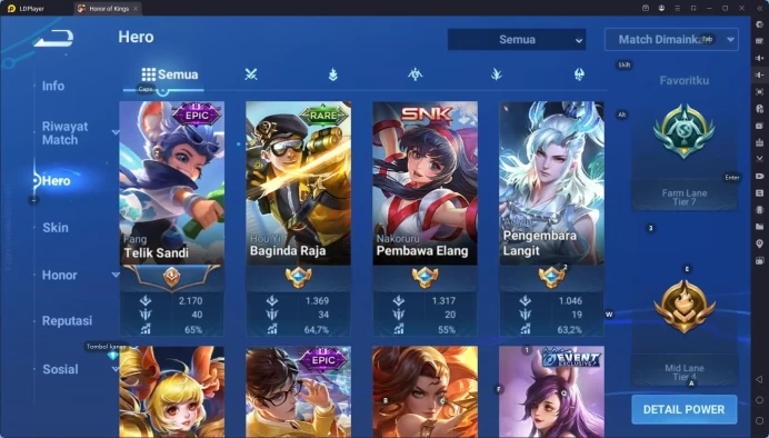 GLOBAL | 112H, 83S | FOX Arly LYN Da Qiao | More Good Skin Cek SS!! HOK210B