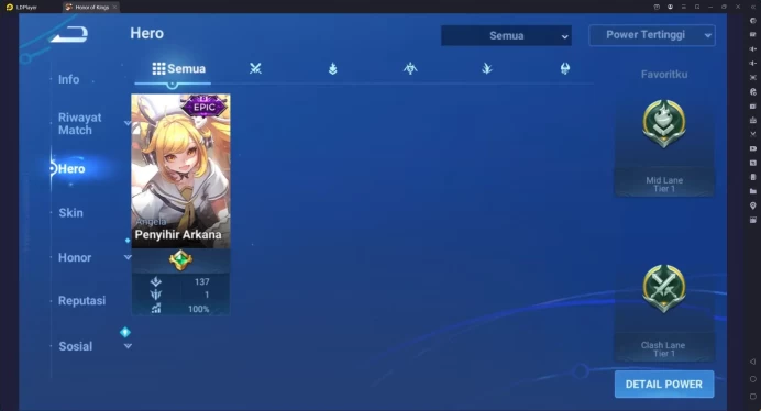 GLOBAL|HERO 50,SKIN 49,Legend Consurt,Legend LadySun,Good Acc,many skin Event/Limited cek ss for more HOK212B