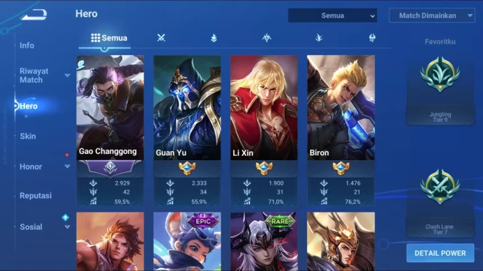 [GLOBAL] 89 Heroes & 48 Skins | Horse 2026 Ying, Mushashi Limited, Ultra Menki, Nobi4 | Detail Cek SS HOK229B