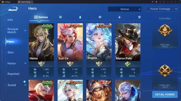 [GLOBAL] 112 Heroes & 121 Skins | 3 LYN (ANGELA, ZILONG, SUN CE) | KIC LUNA | 2 LGD (ALLAIN & LADY SUN) | CEK SS HOK239B