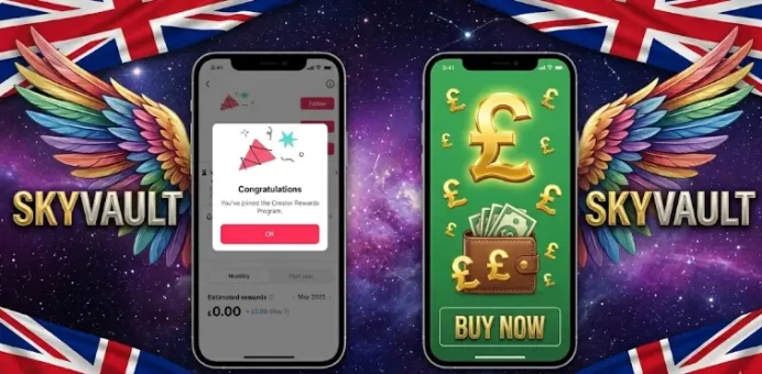 UK |  (CRP)  Monetized Account | Creator Rewards Program Beta Active | 10.000 Real Followers | Make Money Now !!