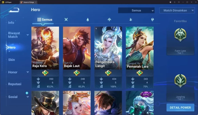 HOK Global 38H 16S | Epic Huang Zhong Mask Spirit (Limited Event) | 3 Epic Skins | Farm Lane Main | HOK288B