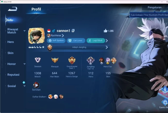 GLOBAL|112HR|155SK|LEGEND=ZILONG,DIAN WEI,CONSORT YU|LNY=DA QIAO|2025=LAM,DAJI|JJK=KONGMING FULL SS |HOK302B