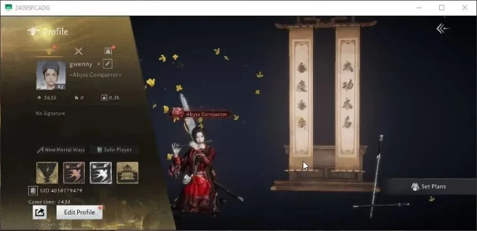 GLOBAL|Lv 92|GS 26K|Abys Conqueror|6,2K Jade|Retrun Of Spring,Cimson Curtain|100% Oddty| Female MC |Netease|(WWM1092)
