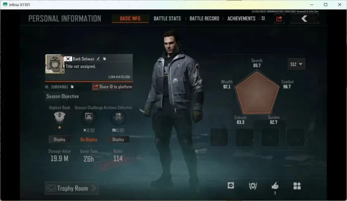 MOBILE Lvl 30 |SV 19,9M|CV 13,7M|MORE SKIN,KOI LR-AR2,DECRE LR-AR1+VSS MORE DETAIL CEK AB306B