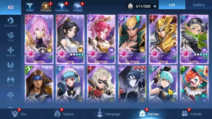S70xxx L338 | 1936M Power | VIP 10 | 411H | 14 Nexus | 49 Awakened | 10 UR | 6 Epic Skin: Uranus Saber Valir Lunox | RA218B