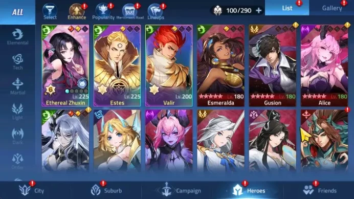 Server 75xxx Lvl 79 | Hero 100 | 3 Hero Awakend | Power 10335K Vip7 RA308B