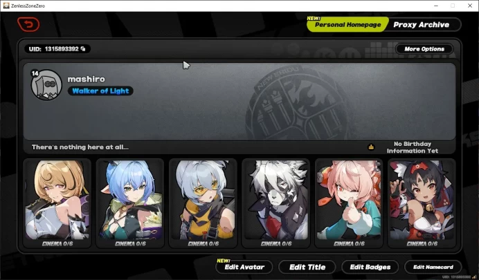 ASIA | Lvl 14 | Yidhari, Zhao more detail check ss|ZZZ01B
