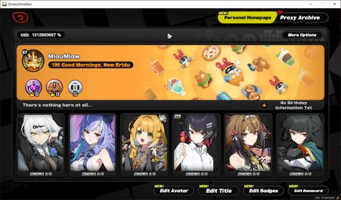 ASIA | Lvl 57 | Ye shunguan sign, Yixuan sign, Miyabi, Zhao, Lucia, Vivian, Ju fufu, and etc 3 skin, 94 EMT, MC Male ZZZ12B