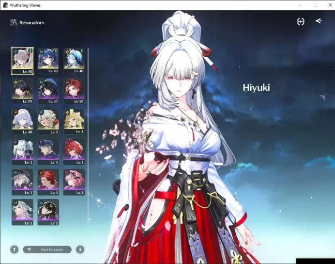 SEA | UL 47 | 4 Limited | [Hiyuki,Mornye]+Sign,Luno,Shorekeeper | Data Bank Lv 30 | MC Female | Log Kuro | Check SS (WW3213)