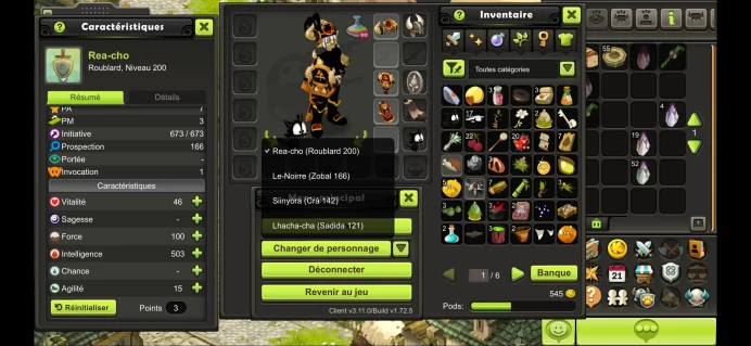 Roublare lvl 200 parcho 100 intel/ force