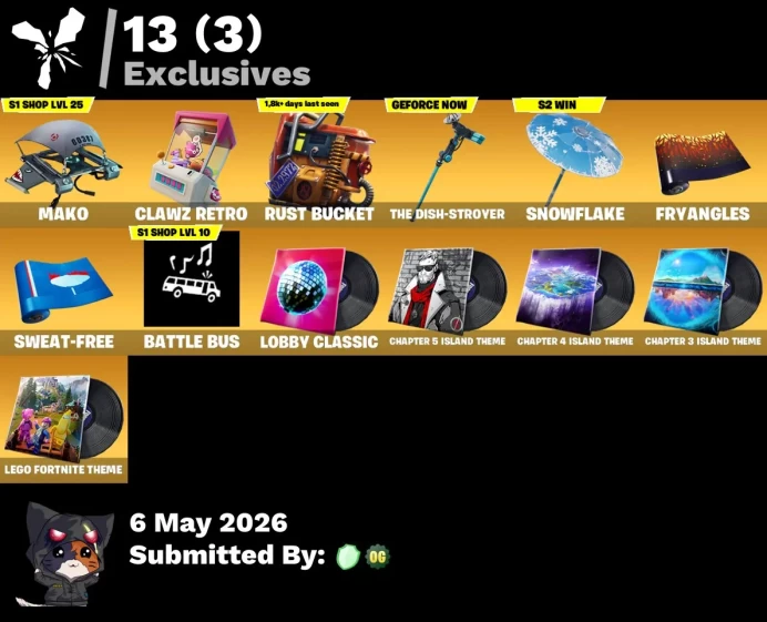 [PC/PSN/XBOX] FA 0 SKINS | MAKO | RUST BUCKET | CLAWZ RETRO | TWIN CROSSFIRE | STANDARD ISSUE | ICE-BLASTED SNOW CRUNCHEM | PRECISION |